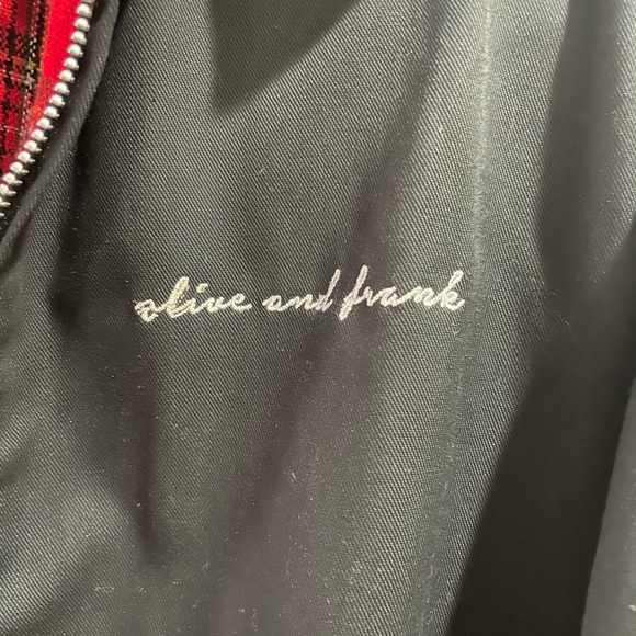 ❤️ Olive and Frank❤️ Women's Black Zip Up FOREVER Bomber Jacket Size S - Picture 4 of 8